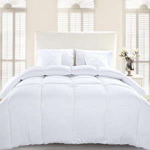 Utopia Bedding Comforter Duvet Insert - Quilted Comforter with Corner Tabs